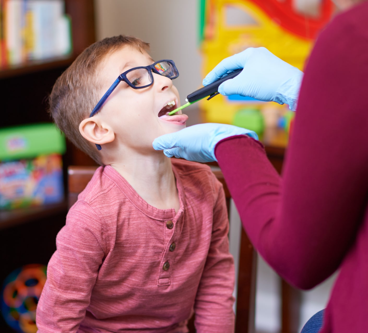 Pediatric oral examination